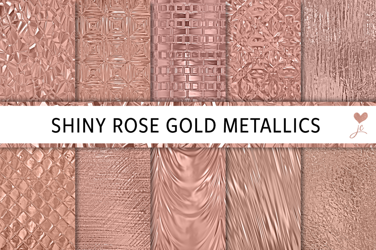 Shiny Rose Gold Metallics example image 1