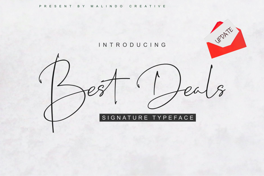 Best Deals | Signature Typeface example image 1