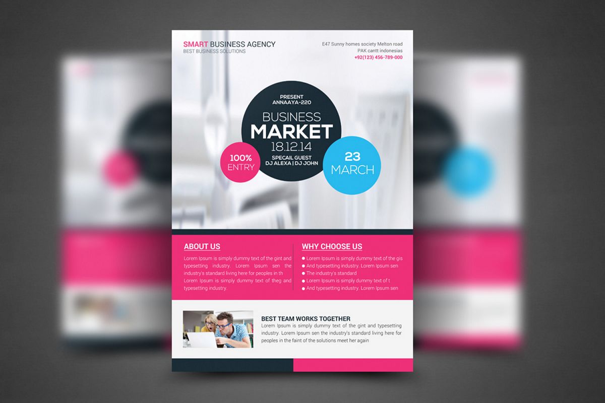 Corporate Business Flyer Temp example image 1