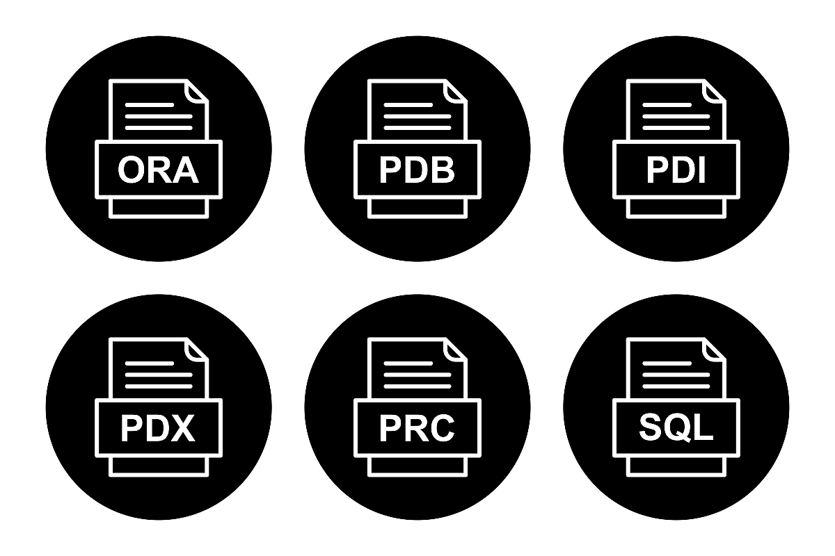 Set Of File Formats Icons example image 1