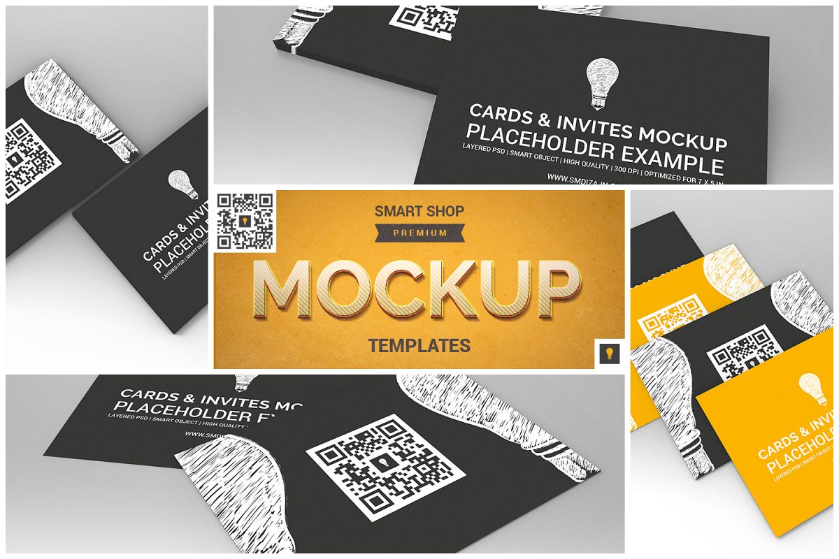 Invitation Card Mockup example image 1