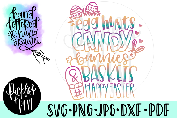 Easter SVG -Kids Easter Tshirt Design example image 1
