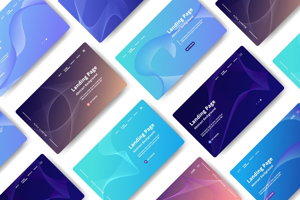 8 Abstract background design example image 1