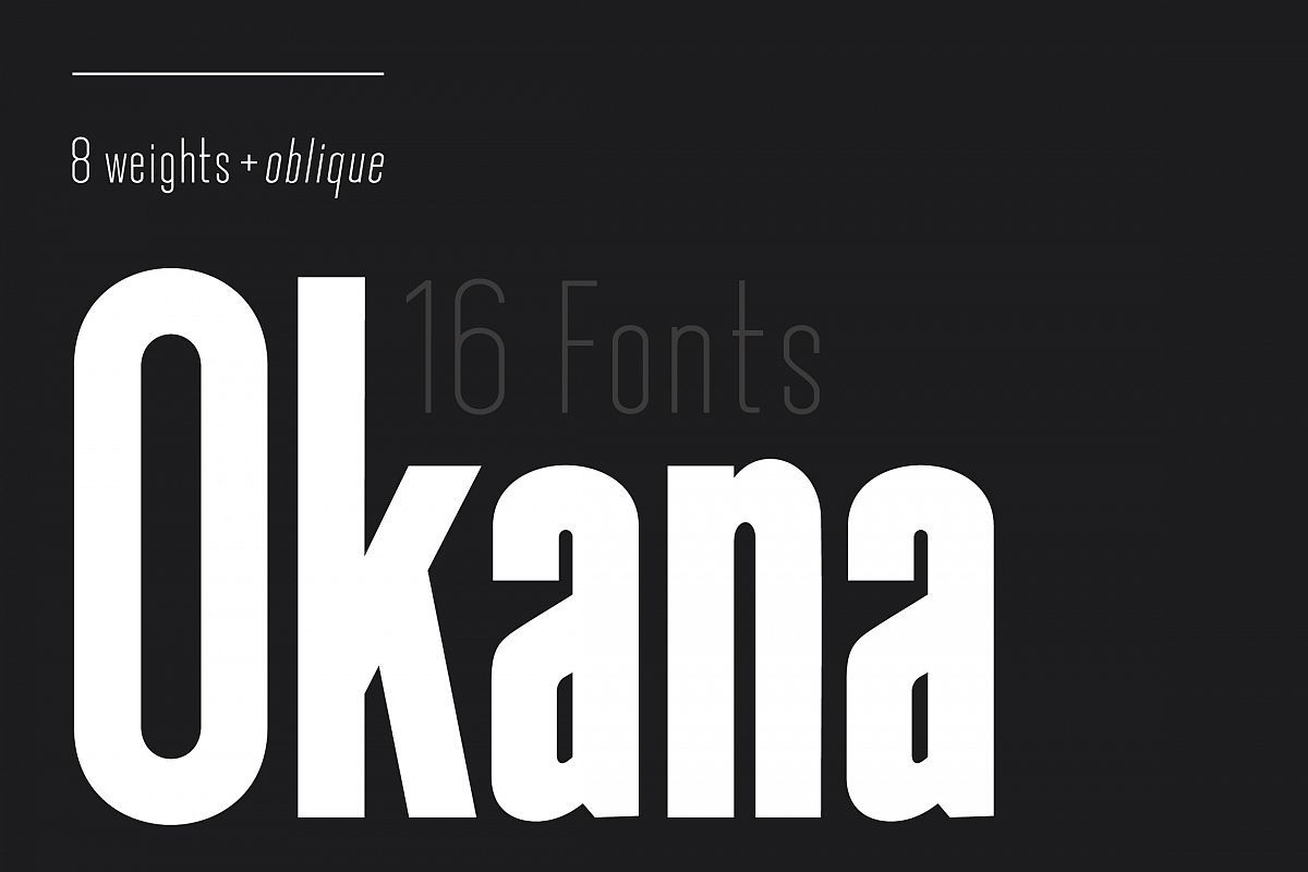 Okana - Sans Serif Font example image 1