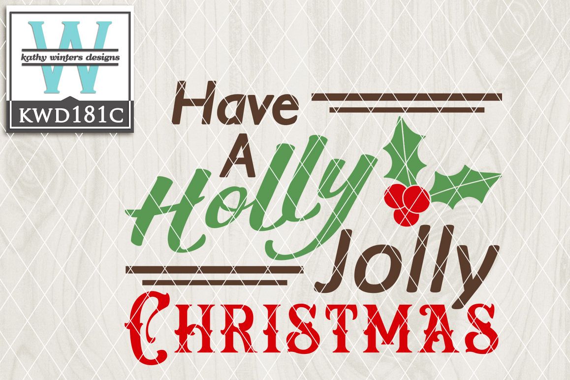 Christmas Cutting File KWD181C example image 1