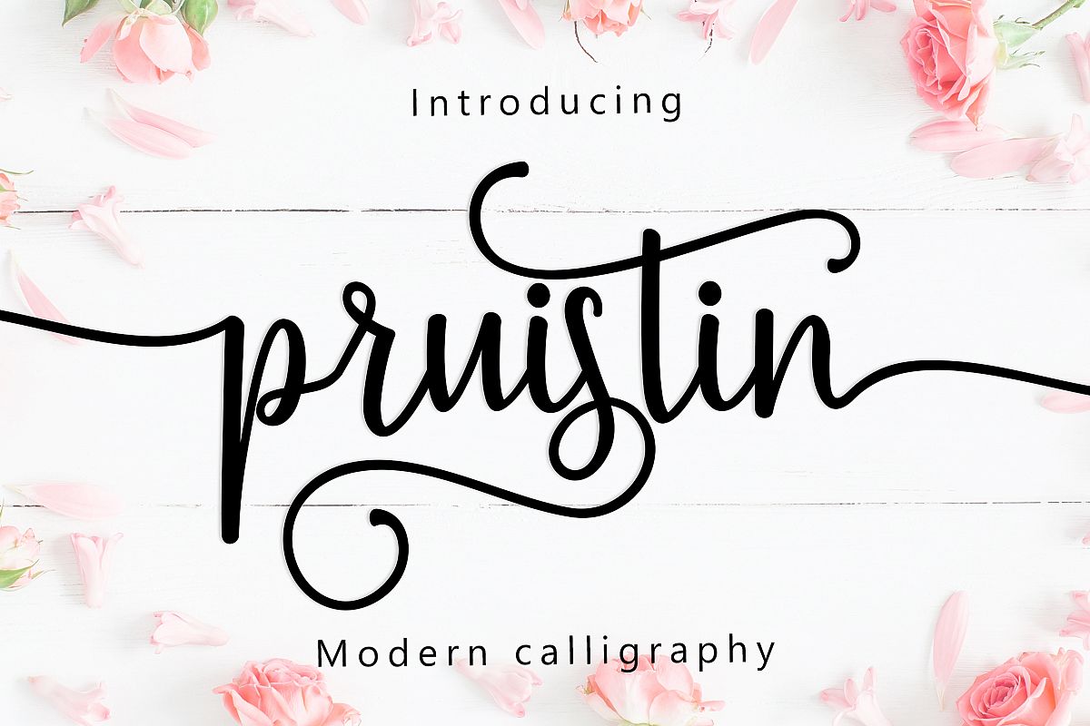 Pruistin Script example image 1