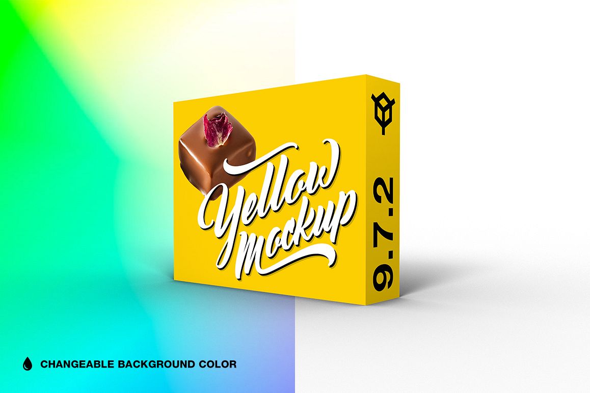 9.7.2 Simple 3D Box Mockup PSD example image 1