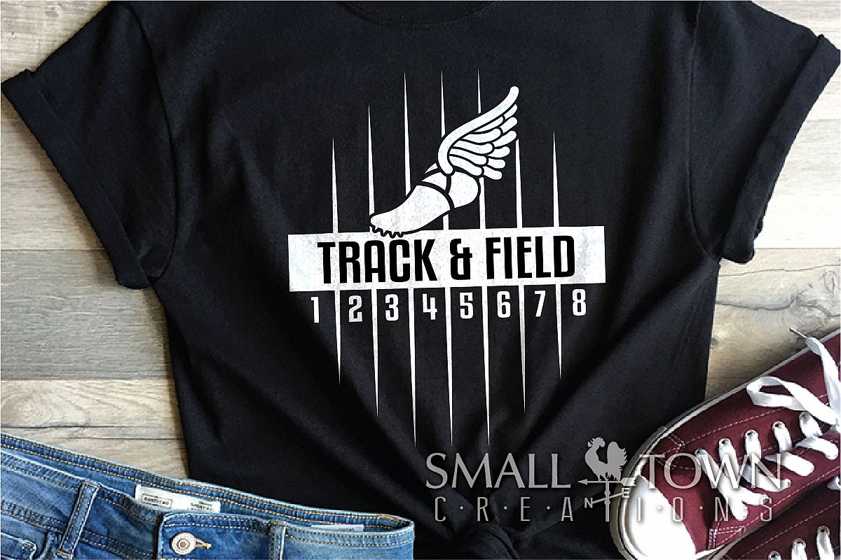 Track and Field, Team sport, Track logo, PRINT, CUT, DESIGN example image 1