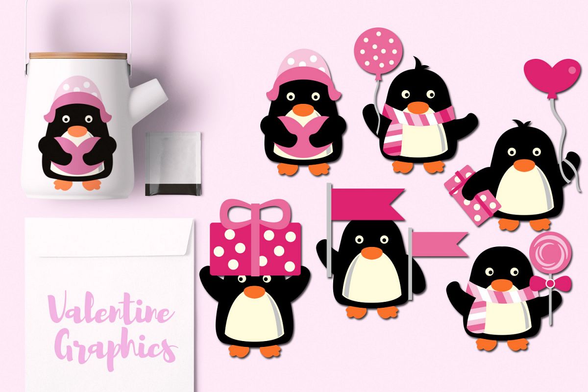 Valentine Penguins example image 1