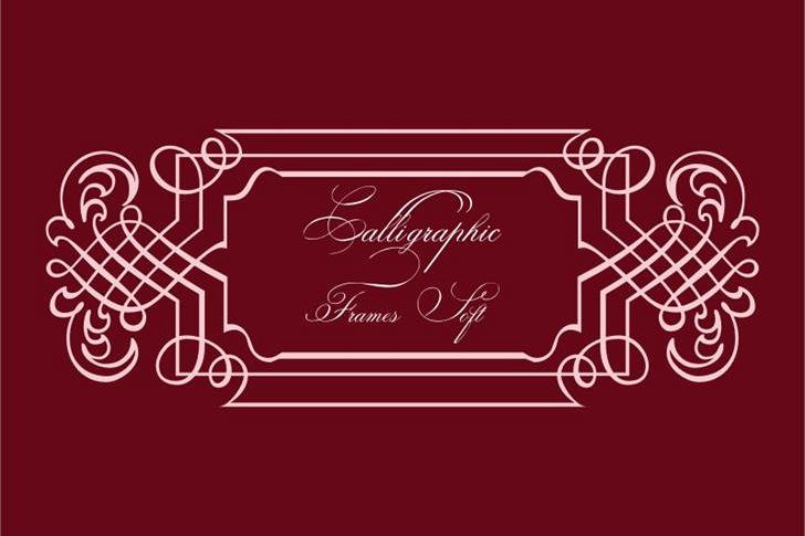 Calligraphic Frames Soft example image 1