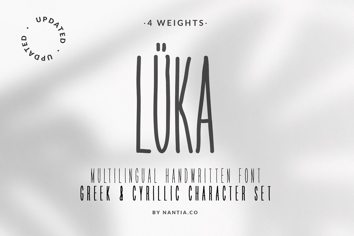 LÜKA | HandWritten Multilingual Font example image 1