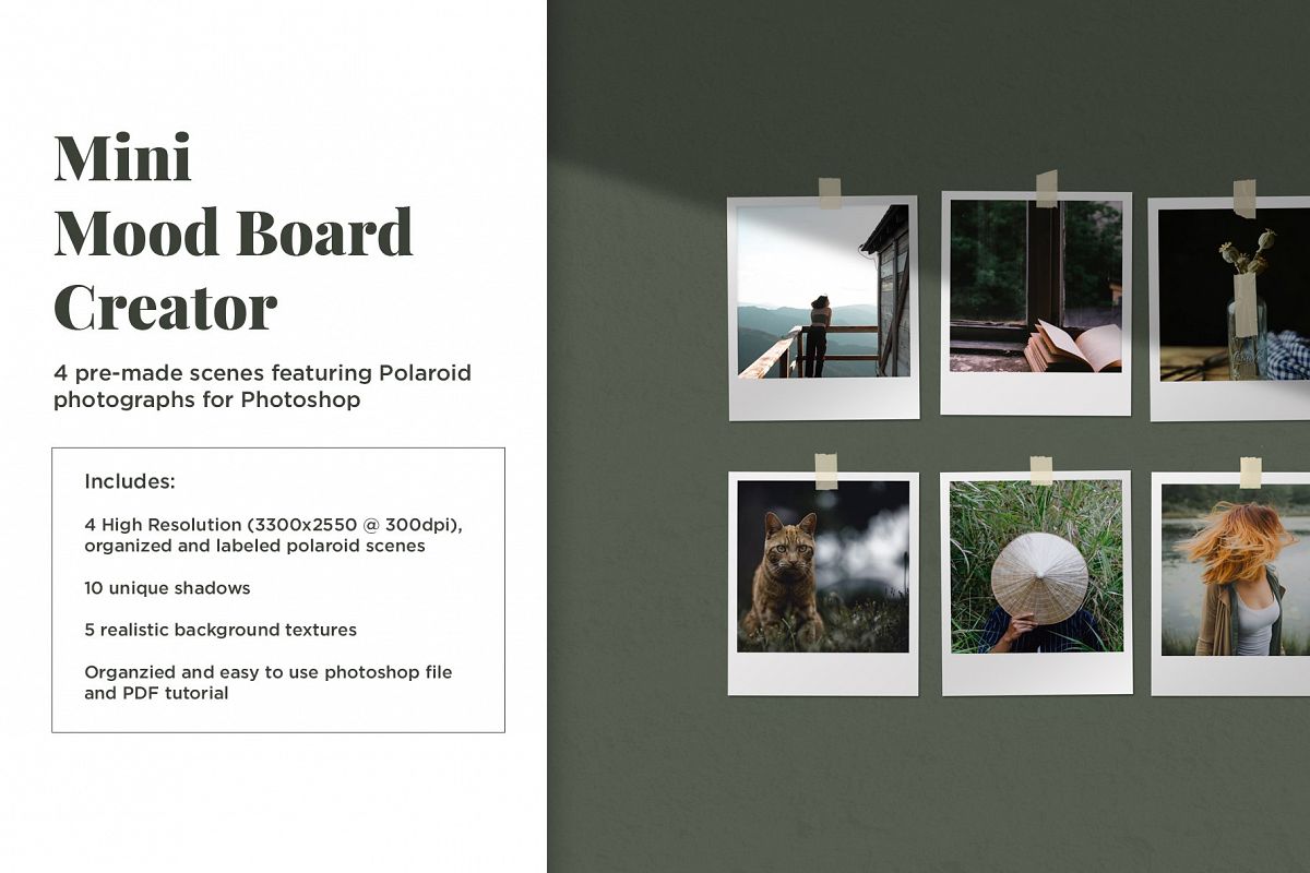 Mini Mood Board - Polaroids example image 1