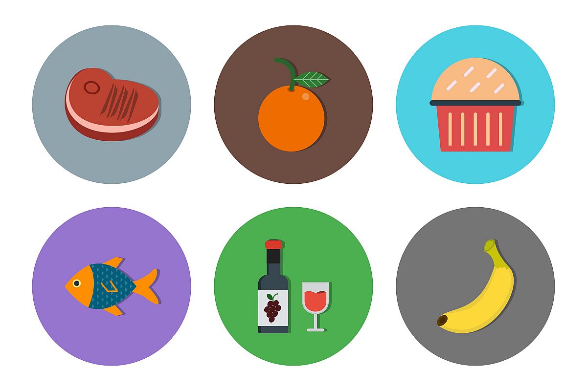 Set Of Food Icons example image 1
