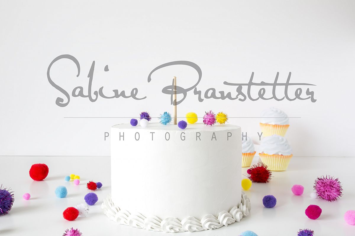 Styled Stock Photography White Cake Mockup example image 1