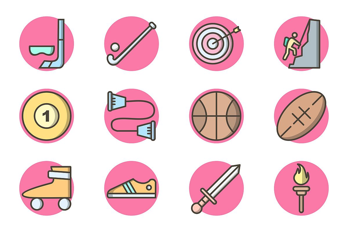 Set Of Sports And Game Icons example image 1