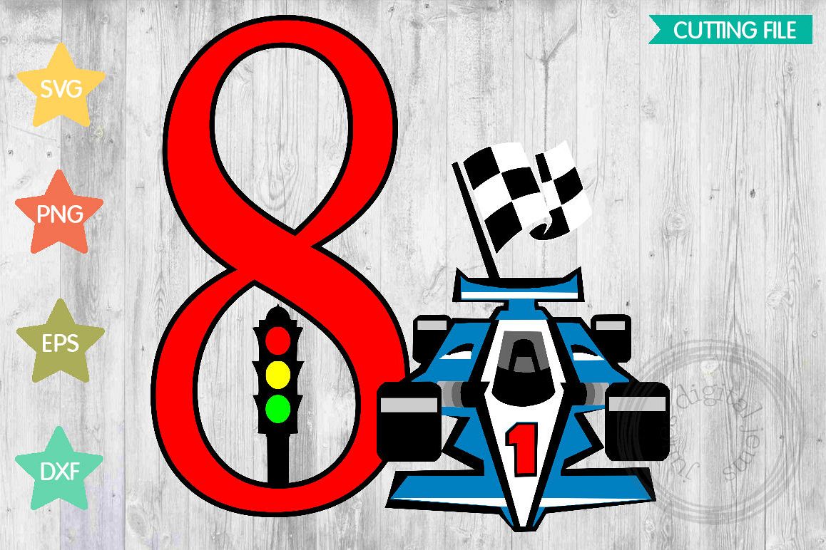 Racing Birthday 8th, by Julies Homemade Jems example image 1