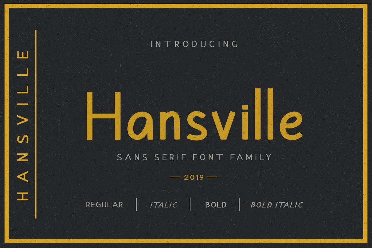 Hansville - Sans Serif example image 1