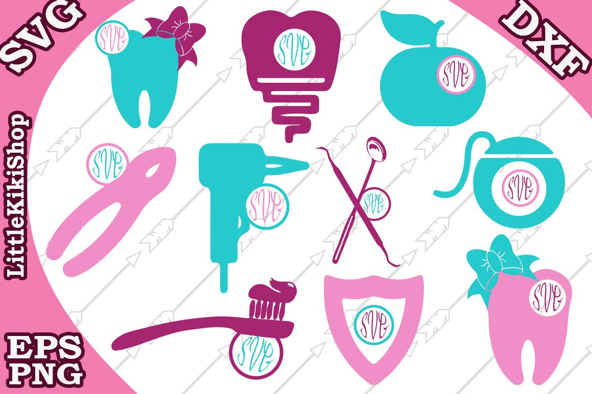 Dentist Svg, Dentist Icon Svg,Tooth Svg,Dentist tools Svg example image 1