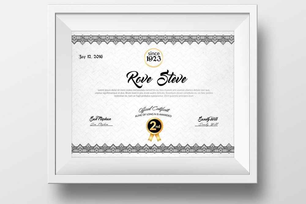 Diploma Certificate Template example image 1