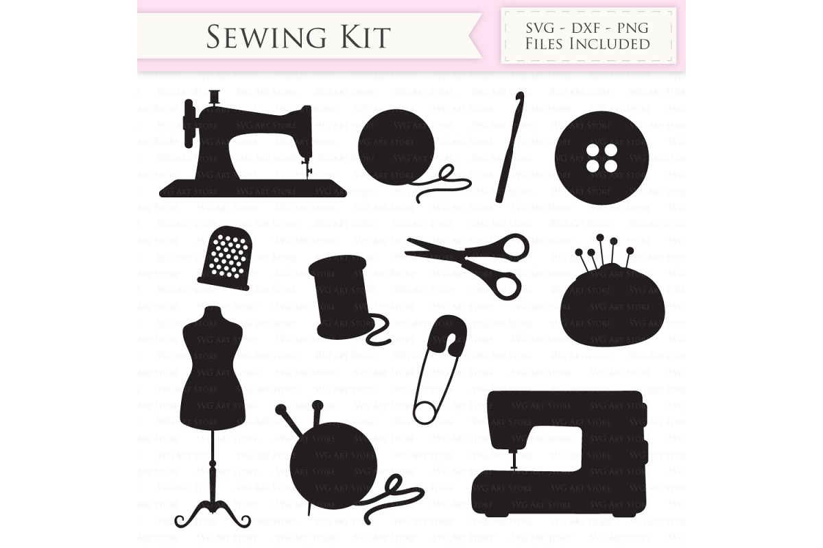 Sewing Machine SVG Knitting svg cutting files Cricut and Silhouette SVG