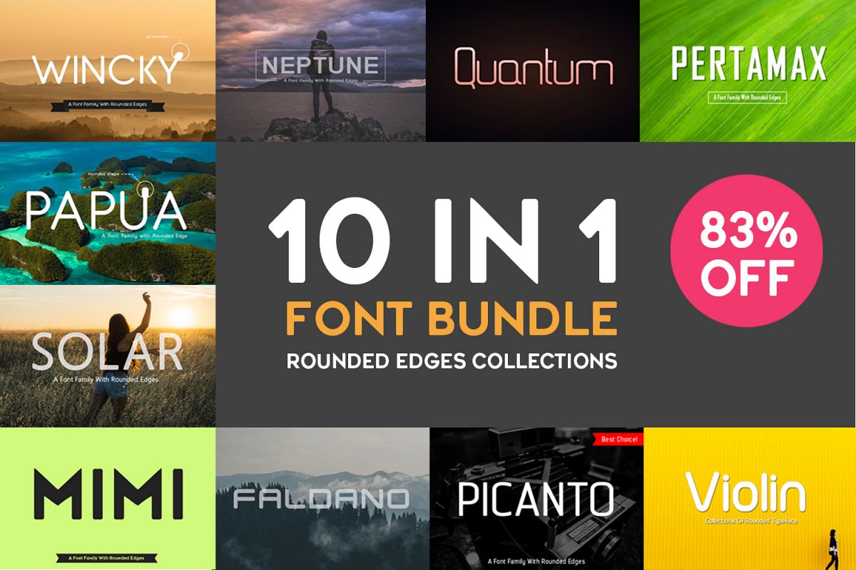 10 In 1 Bundle Font - 83% Off example image 1