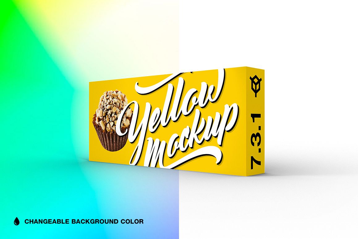 7.3.1 Simple 3D Box Mockup PSD example image 1