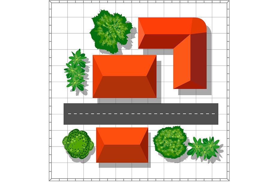 Top view of the city example image 1