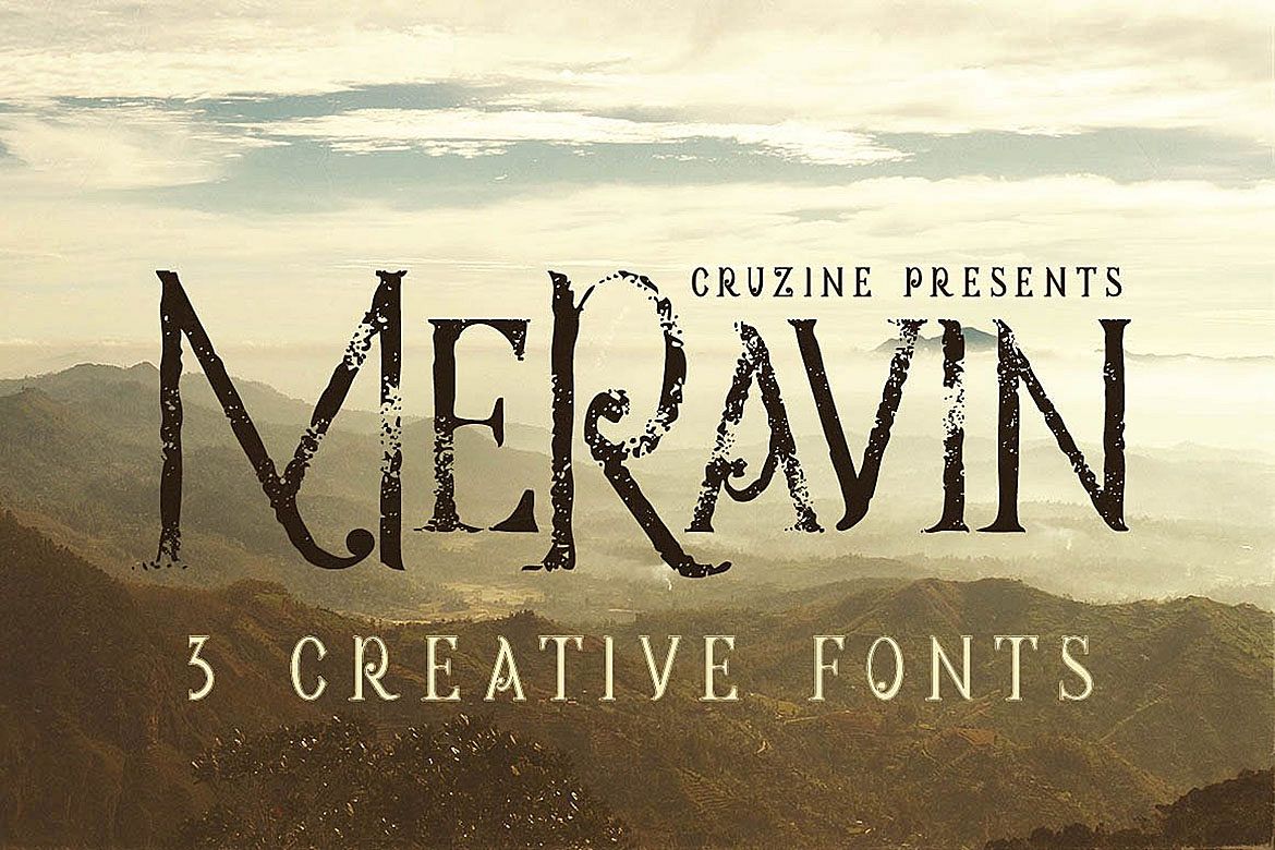 Meravin Typeface example image 1