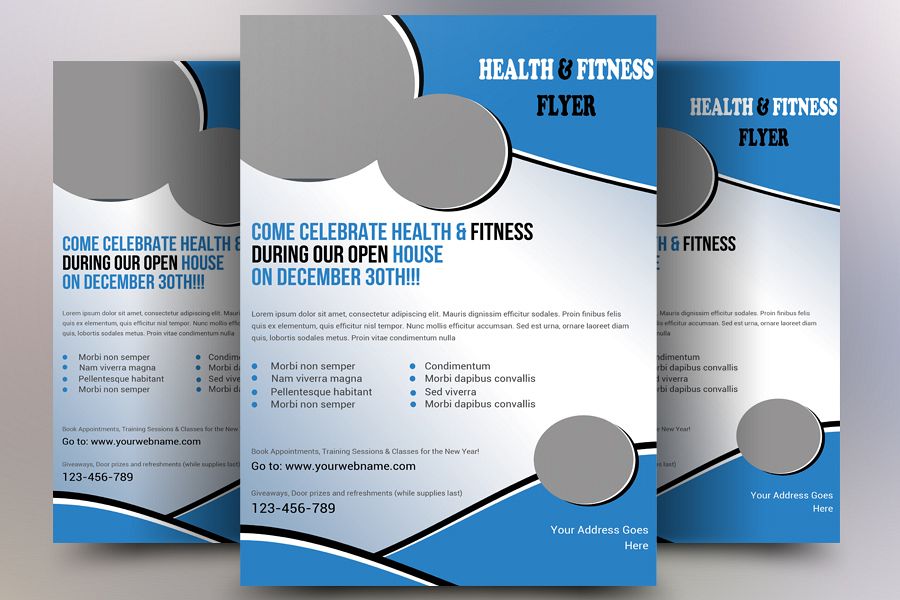 Health and Fitness Flyer example image 1