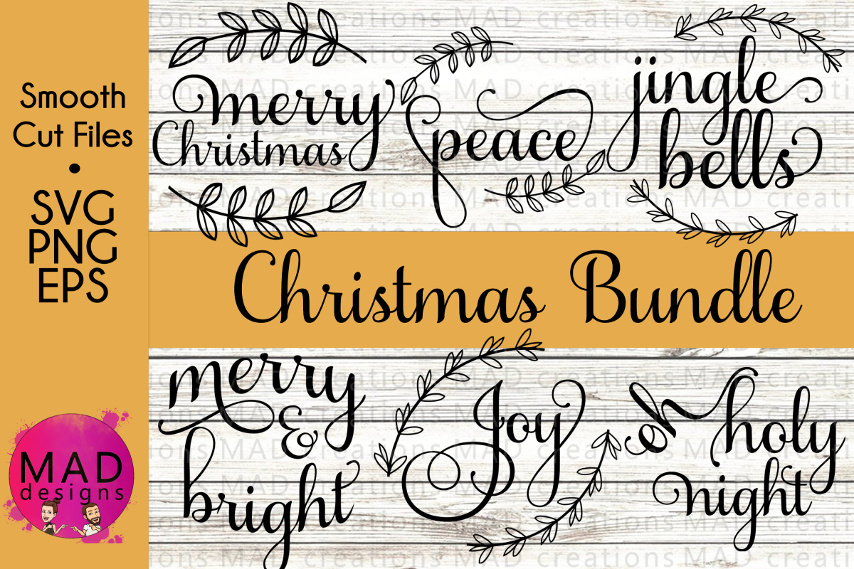 Script Christmas SVG Bundle example image 1