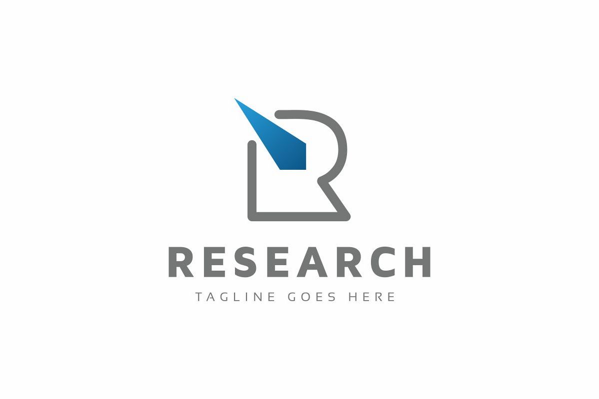 Research R Letter Logo example image 1