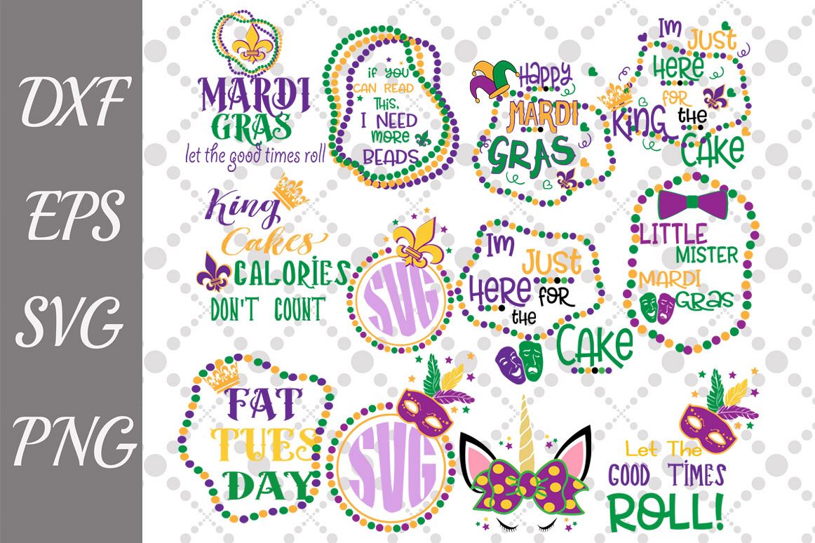 Mardi Gras Svg Bundle, MARDI GRAS SVG, Mardi Gras King Svg example image 1