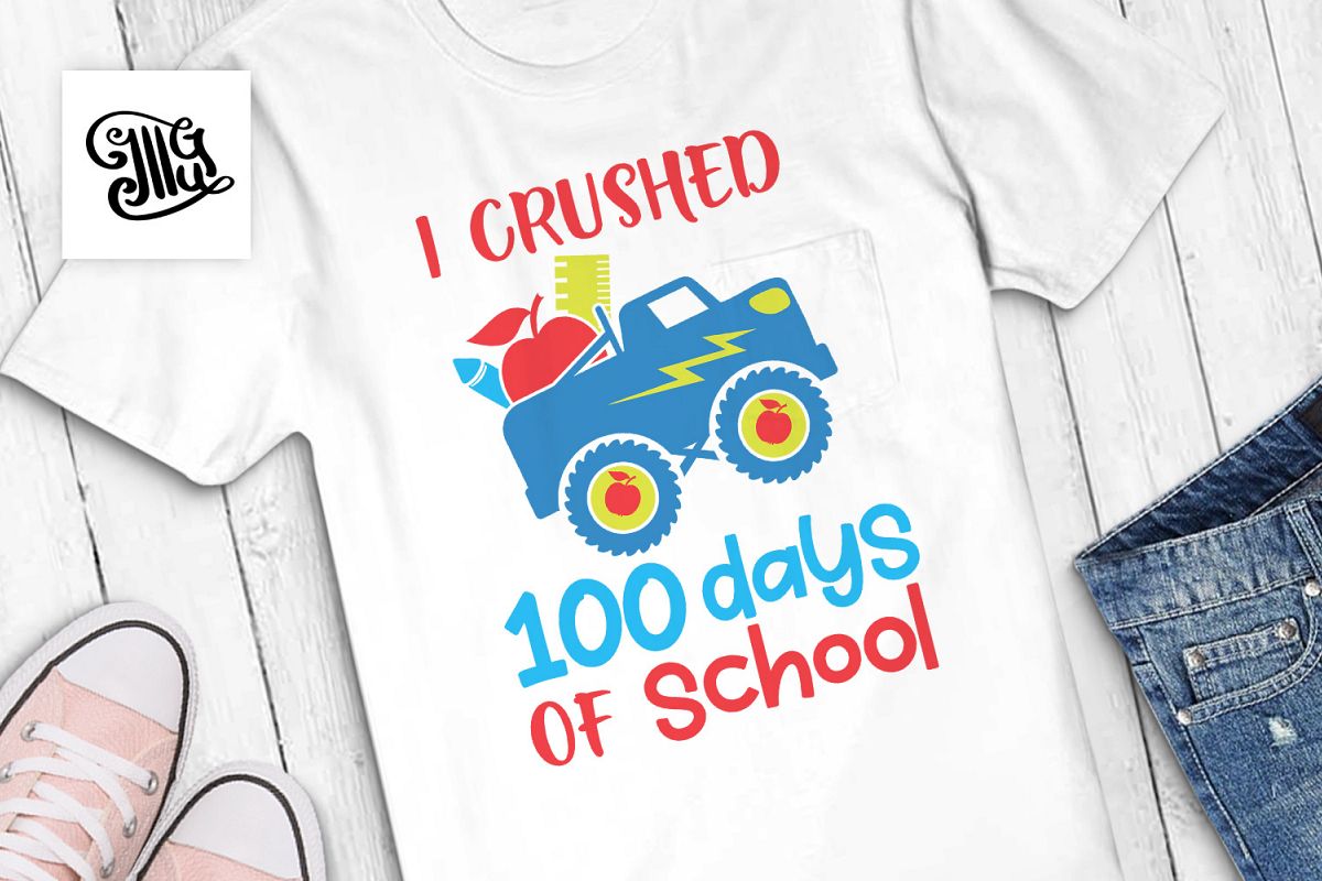 100 Days of school svg example image 1