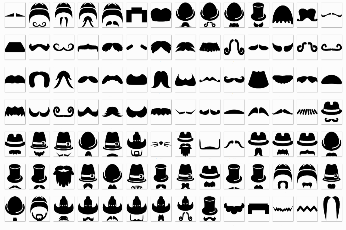 Mustache solid example image 1