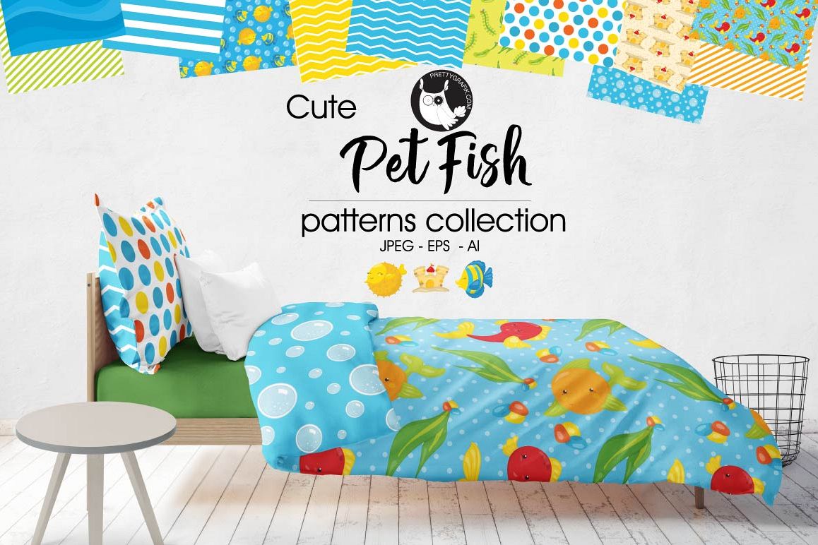 PET-FISH, digital papers example image 1
