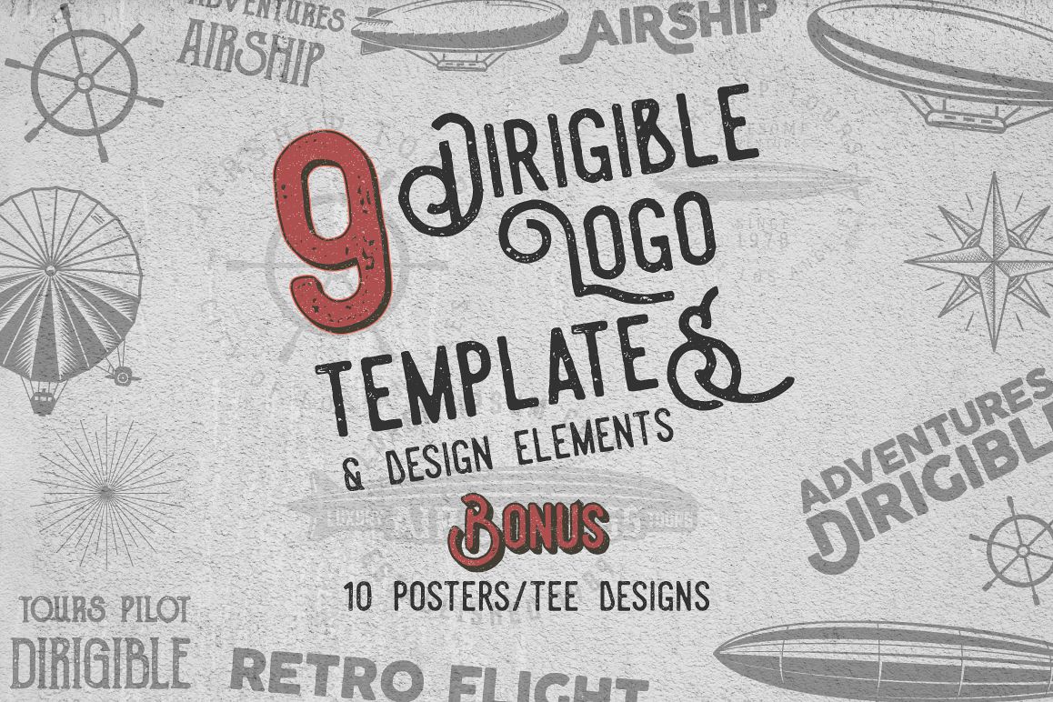 Airship Badges & Design Elements example image 1
