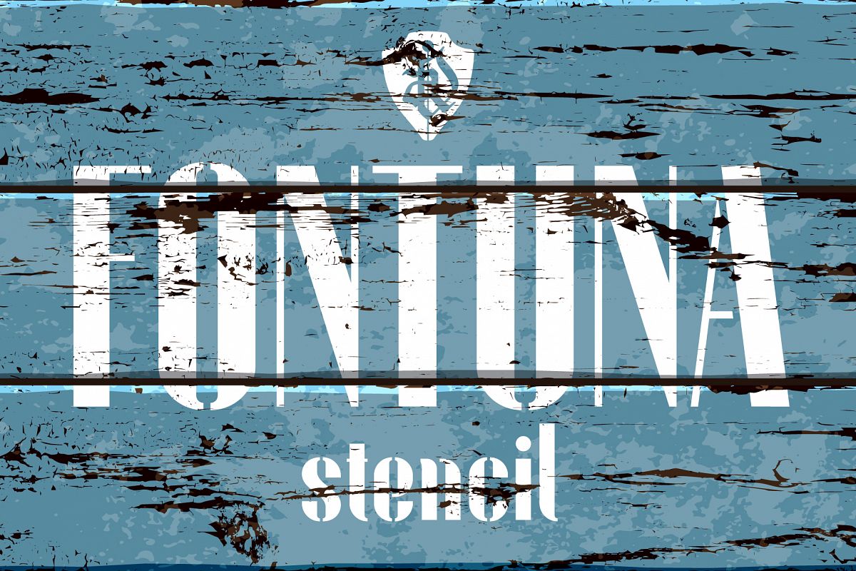 Fontuna stencil example image 1