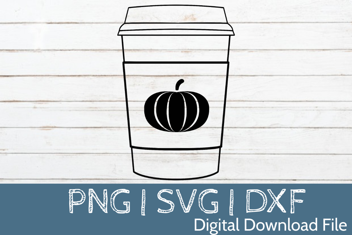 Pumpkin Spice Latte SVG Cut File example image 1