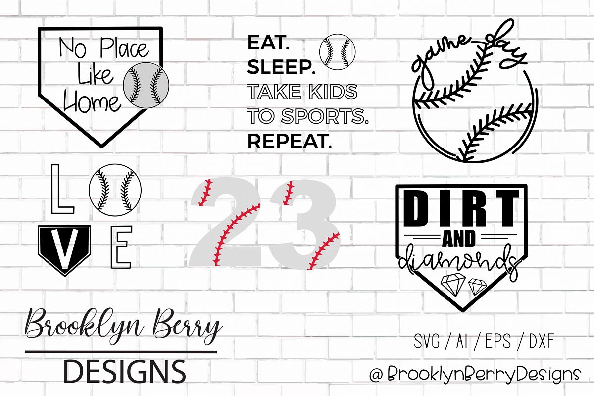 Baseball SVG Bundle example image 1