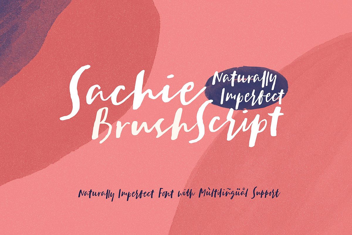 Sachie - Brush Script Font example image 1