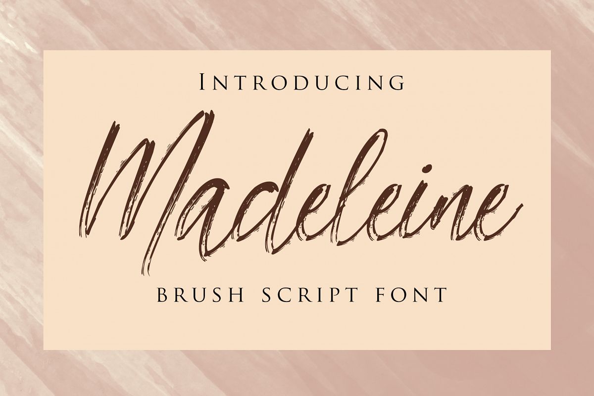Madeleine - Brush Script Font example image 1