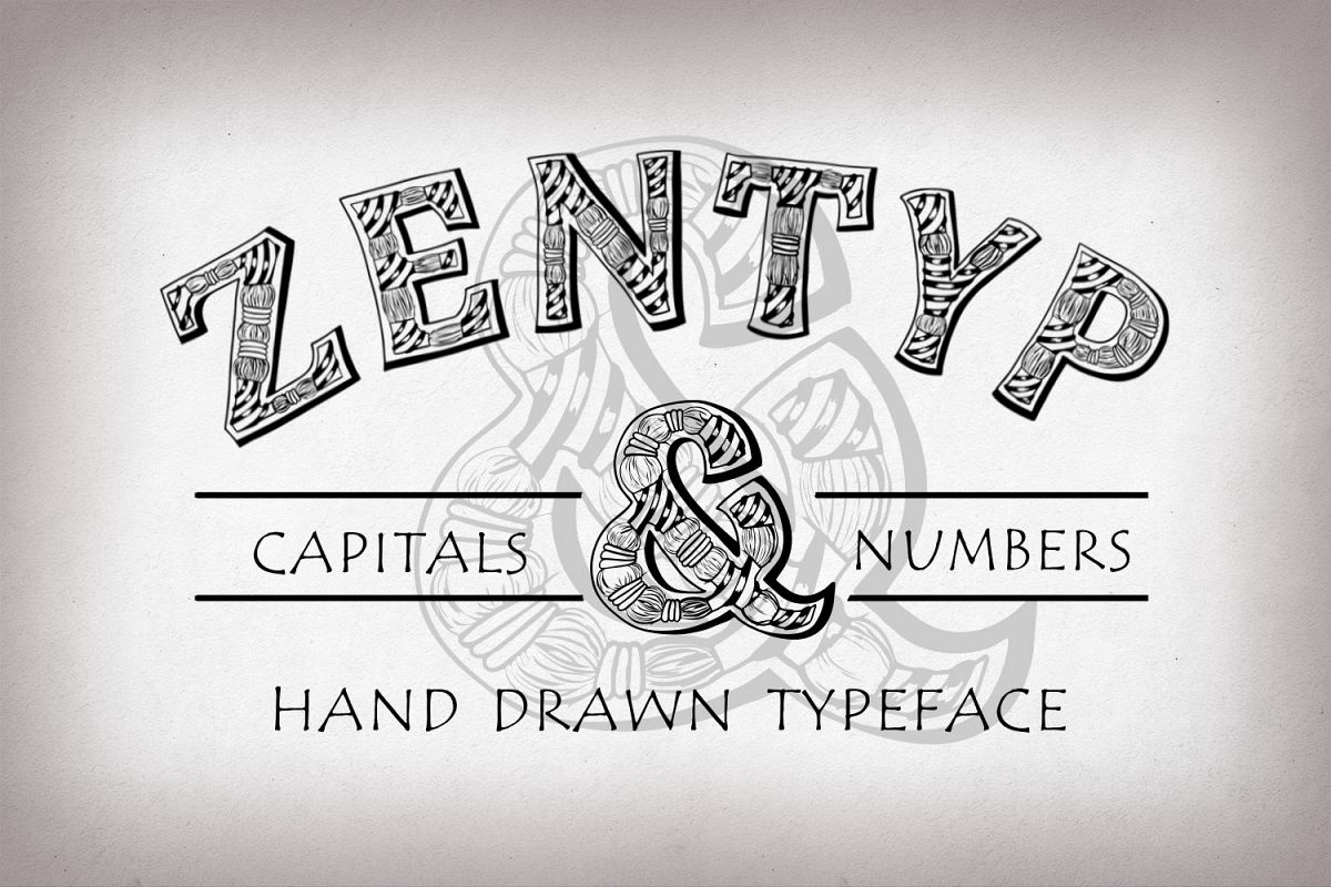 Zentyp font example image 1