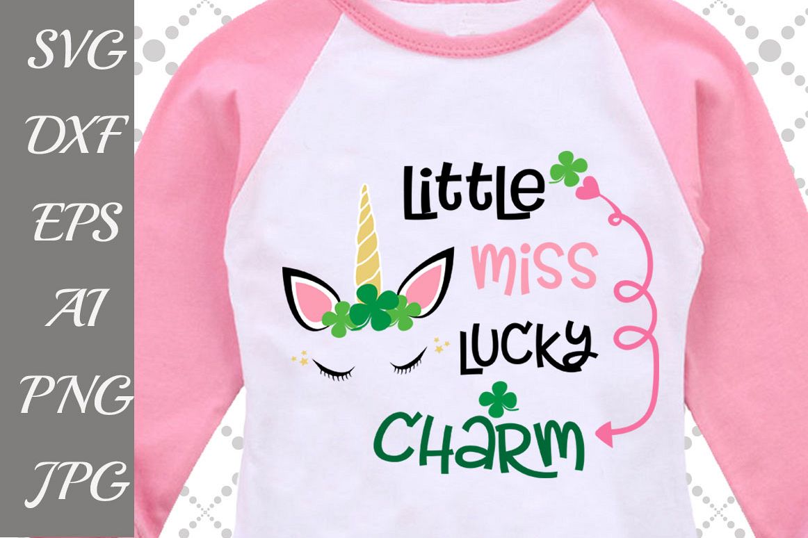 Little Miss Lucky Charm Svg example image 1