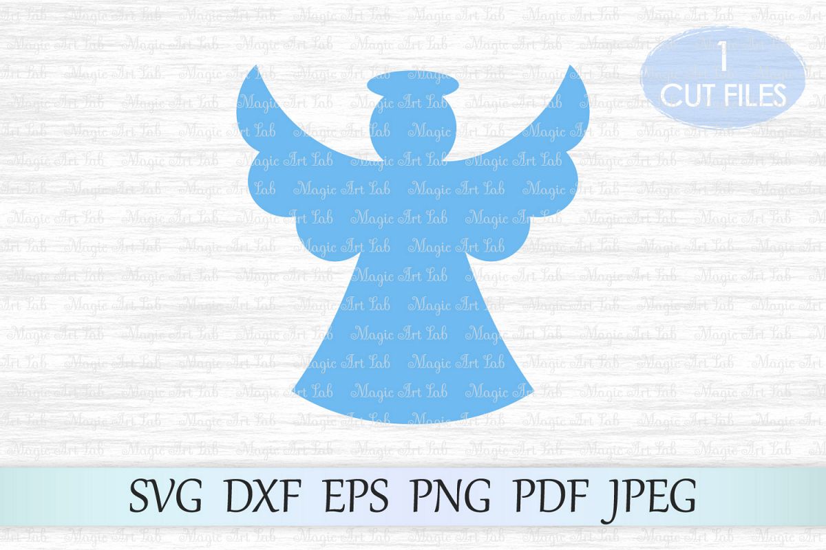 Download Angel svg, Christmas angel svg, Angel cut file, Clipart (173434) | SVGs | Design Bundles