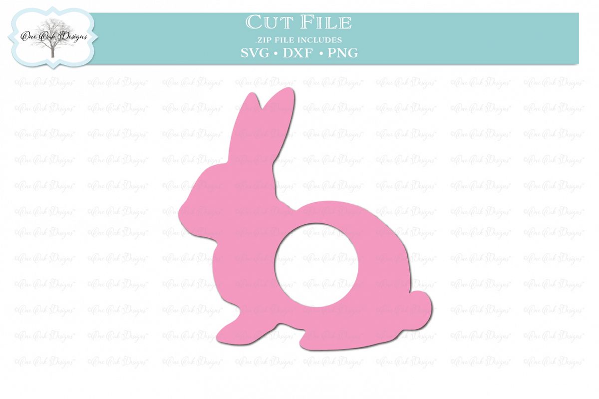 Easter Bunny Monogram Frame example image 1