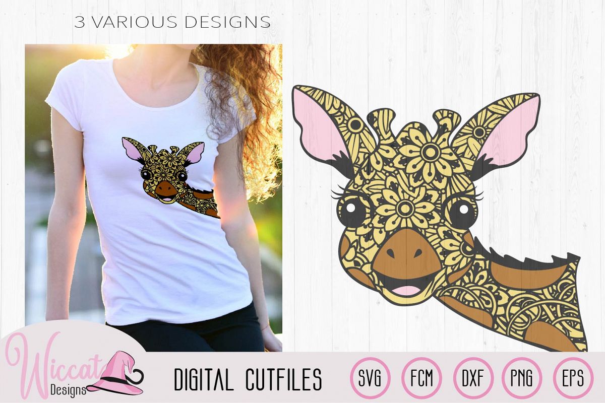 Download Funny Zentangle Giraffe, mandala animal svg, doodle Giraffe,