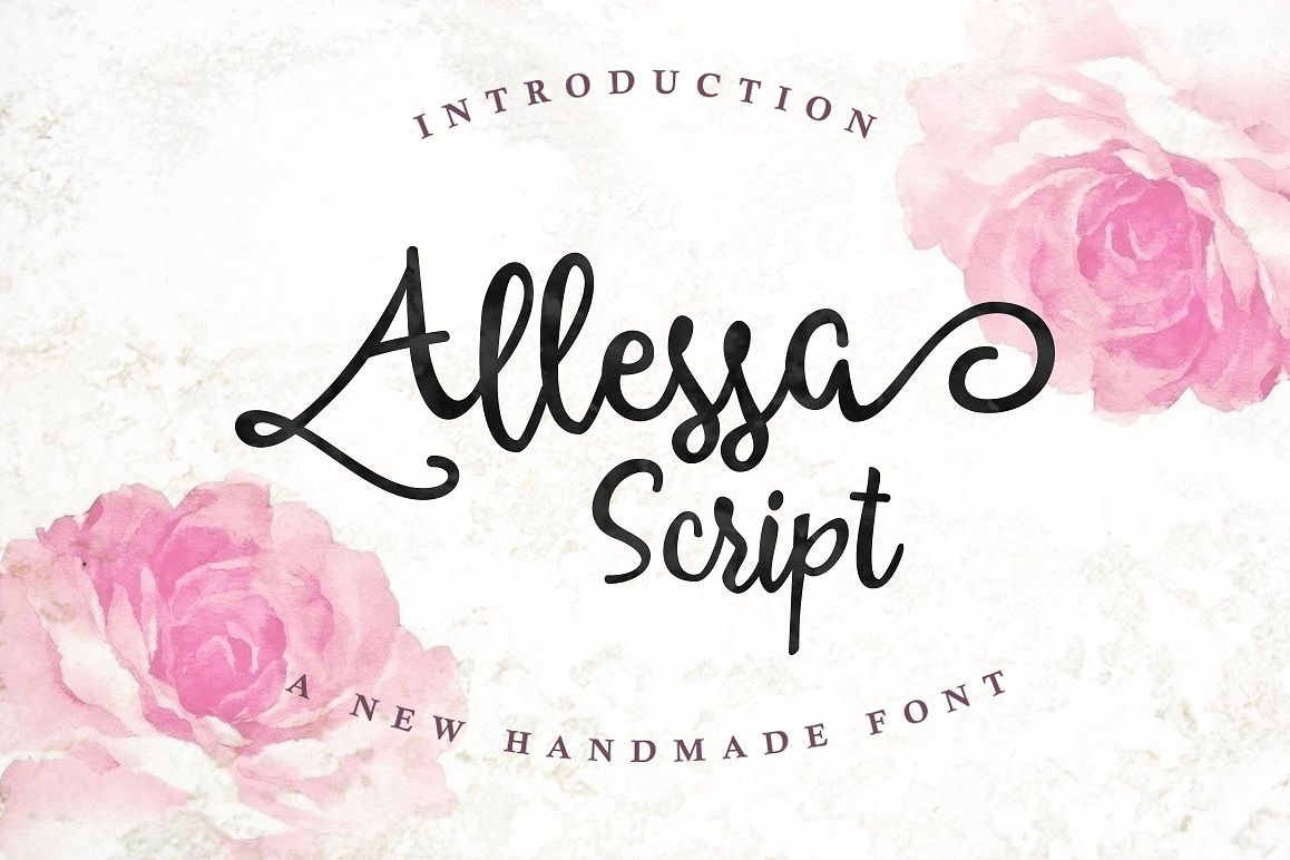 Allessa Script example image 1