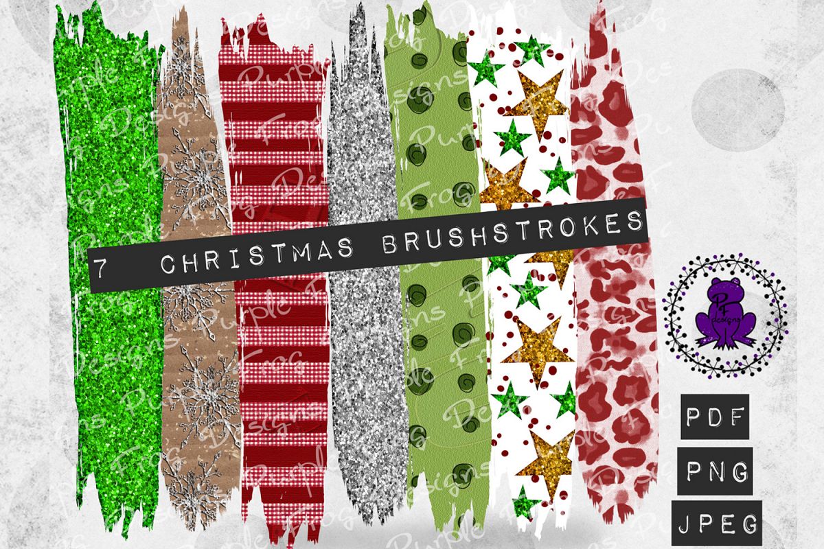 Download Brushstroke Bundle Christmas Background leopard (405127 ...