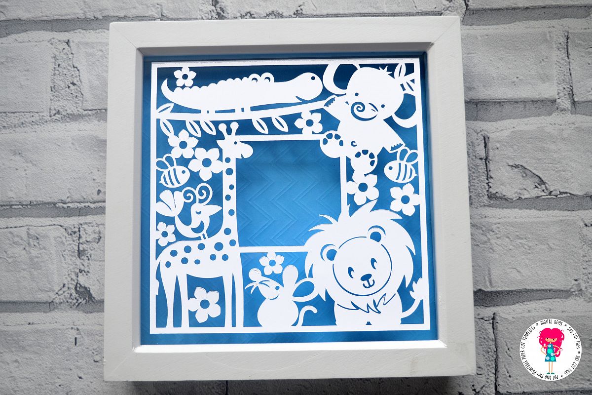 Animal Frame SVG / DXF / EPS Files example image 1