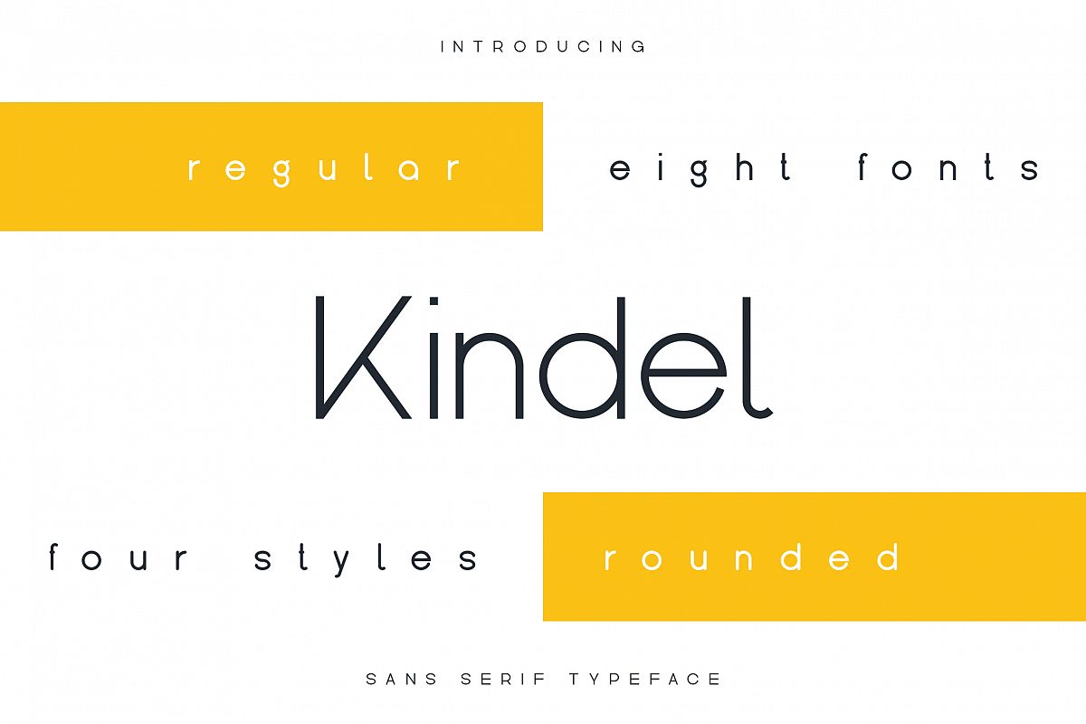 Kindel - Sans Serif Typeface example image 1